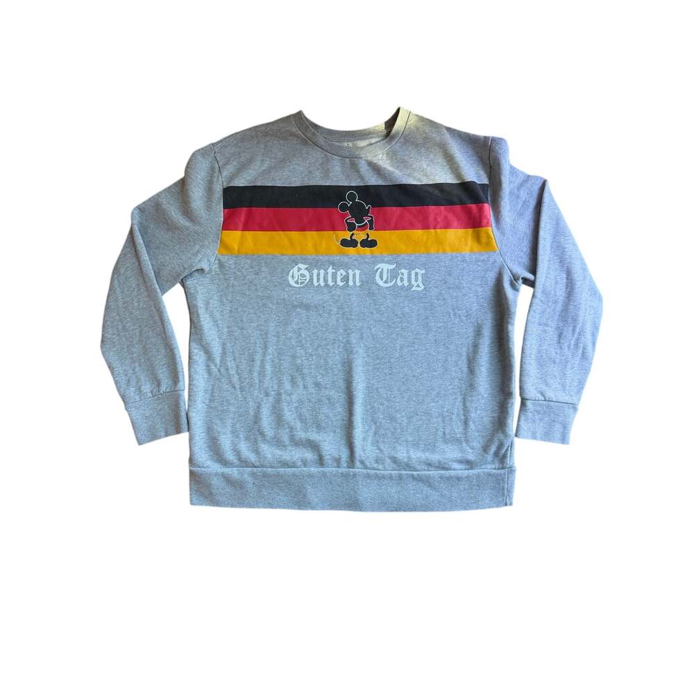 Disney EPCOT Germany Guten Tag Mickey Sweatshirt Men's L